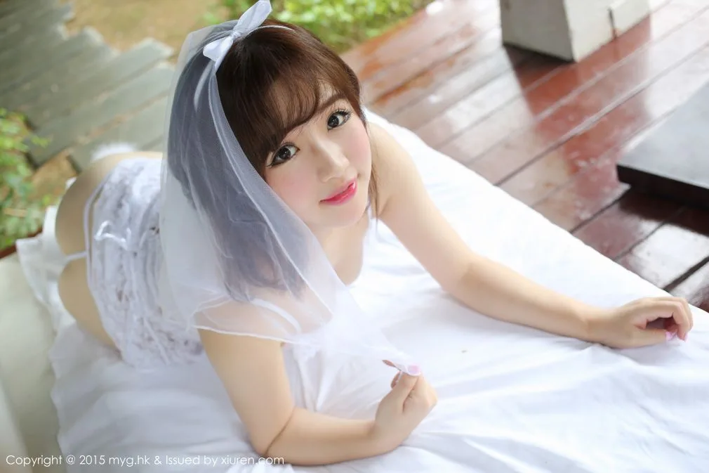 [Bộ sưu tập ảnh MyGirl Beauty] Tập 165 Xu Cake - Bộ ảnh cưới màu trắng - 41